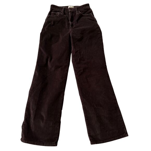 Universal Thread Pants - Universal Thread High Rise Wide Leg Corduroy Pants Women's 4R in Brown